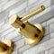 Kingston Brass KS8127DL Concord 2-Handle Wall Mount Bathroom Faucet, Brushed Brass KS8127DL - alternate 6
